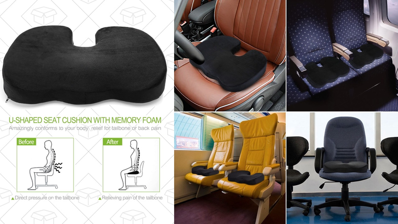 Cymas Memory Foam Seat Cushion, $22 with code GPKQNIQ8